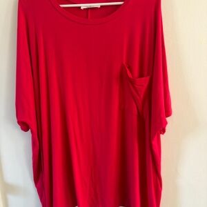 Women's Red Zenana Top